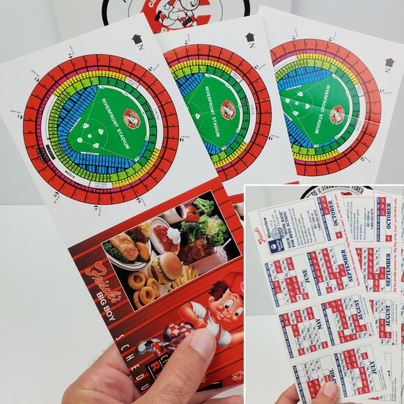 Cincinnati Reds Program Vintage 1992 Spring Training Tickets Schedule Etc. MLB - Picture 5 of 10